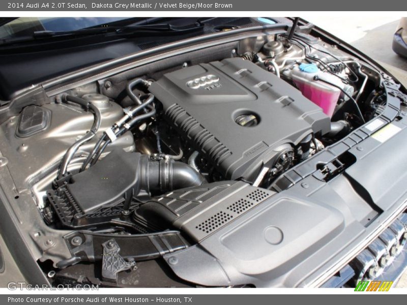 Dakota Grey Metallic / Velvet Beige/Moor Brown 2014 Audi A4 2.0T Sedan