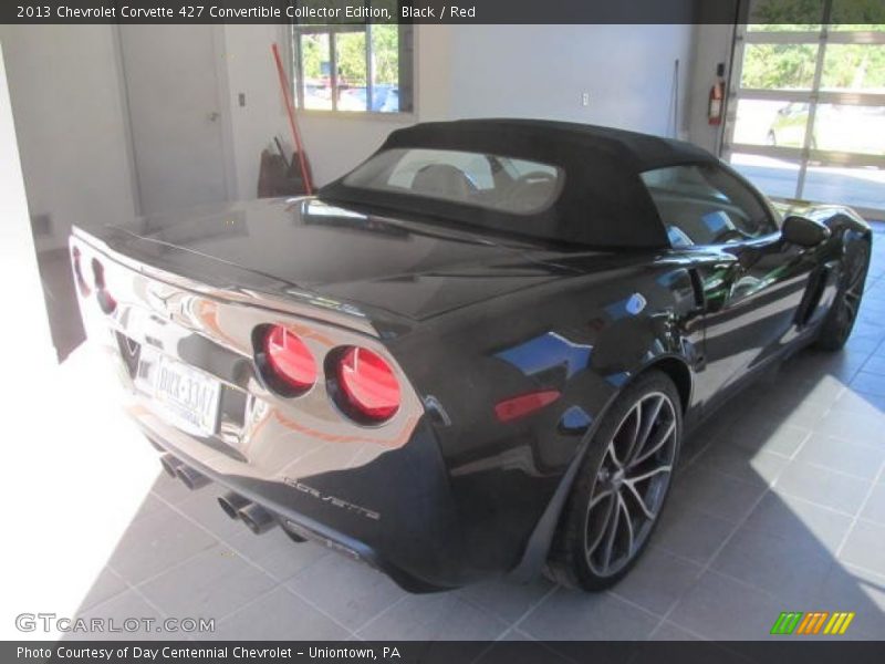 Black / Red 2013 Chevrolet Corvette 427 Convertible Collector Edition