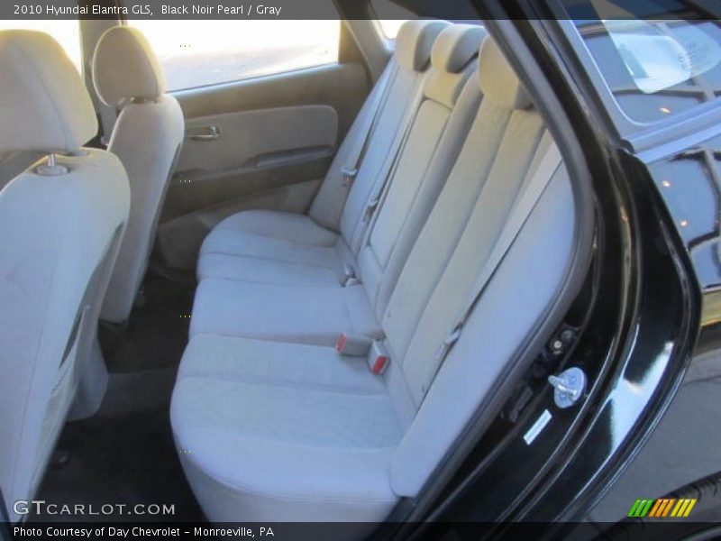 Black Noir Pearl / Gray 2010 Hyundai Elantra GLS