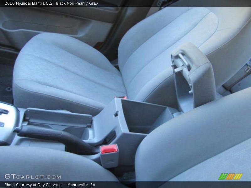 Black Noir Pearl / Gray 2010 Hyundai Elantra GLS