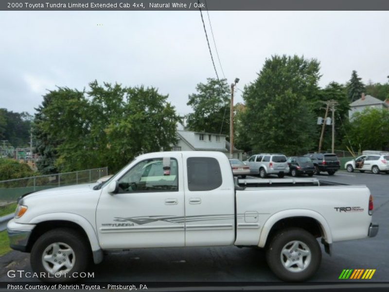  2000 Tundra Limited Extended Cab 4x4 Natural White