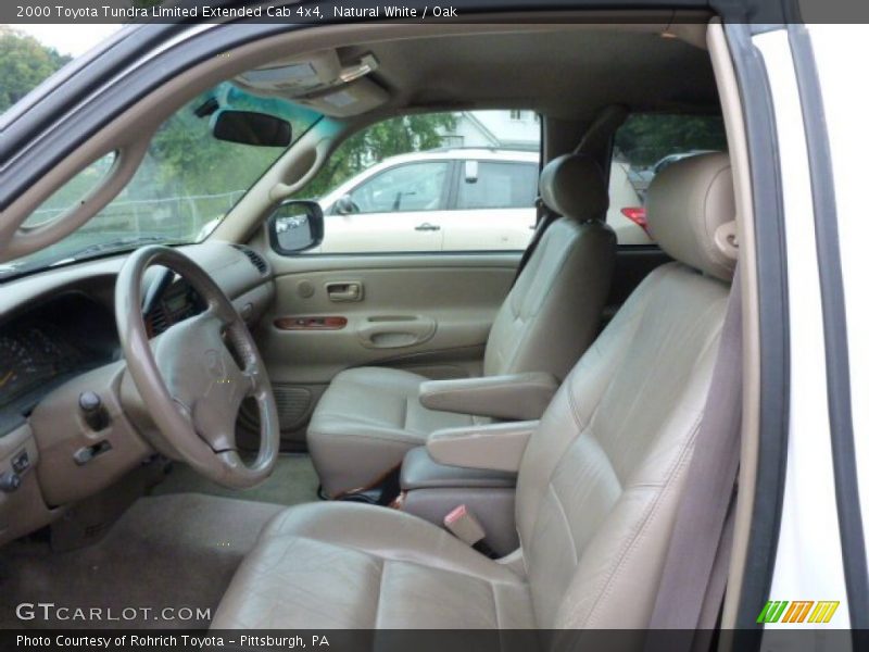  2000 Tundra Limited Extended Cab 4x4 Oak Interior