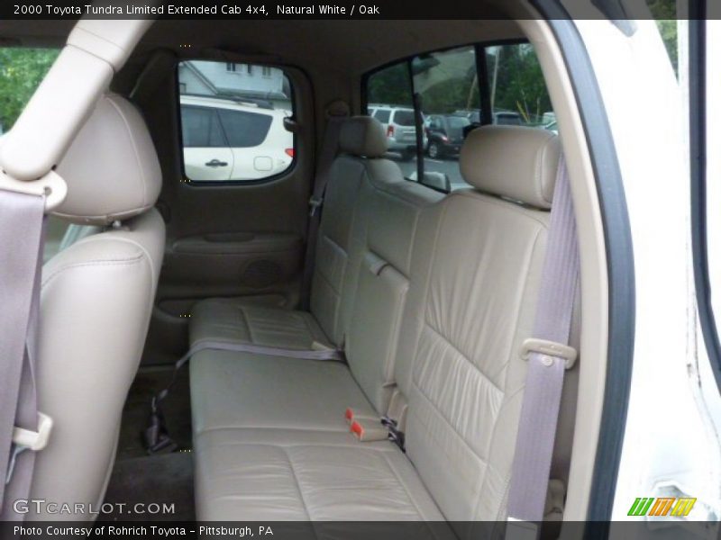 Rear Seat of 2000 Tundra Limited Extended Cab 4x4