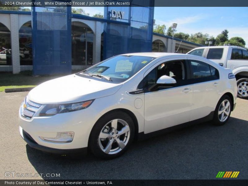 White Diamond Tricoat / Jet Black/Dark Accents 2014 Chevrolet Volt