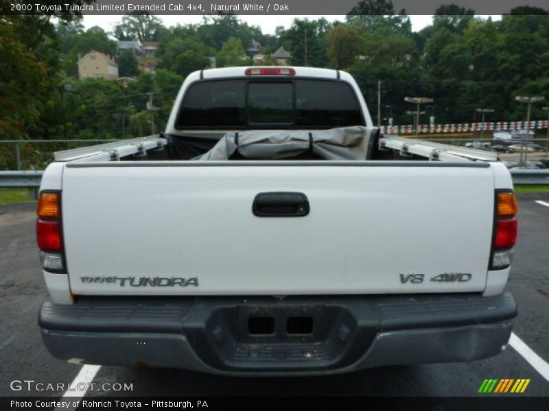 Natural White / Oak 2000 Toyota Tundra Limited Extended Cab 4x4