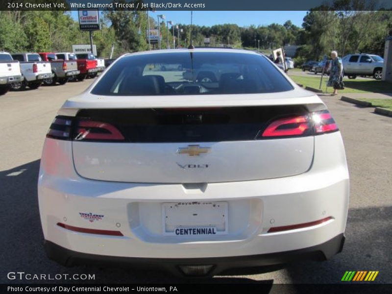 White Diamond Tricoat / Jet Black/Dark Accents 2014 Chevrolet Volt