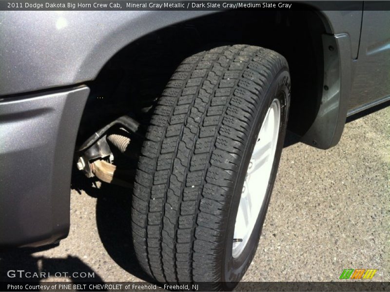 Mineral Gray Metallic / Dark Slate Gray/Medium Slate Gray 2011 Dodge Dakota Big Horn Crew Cab