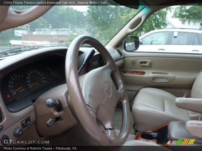 Natural White / Oak 2000 Toyota Tundra Limited Extended Cab 4x4