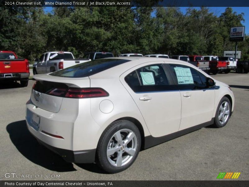 White Diamond Tricoat / Jet Black/Dark Accents 2014 Chevrolet Volt