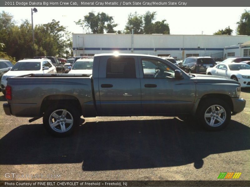 Mineral Gray Metallic / Dark Slate Gray/Medium Slate Gray 2011 Dodge Dakota Big Horn Crew Cab