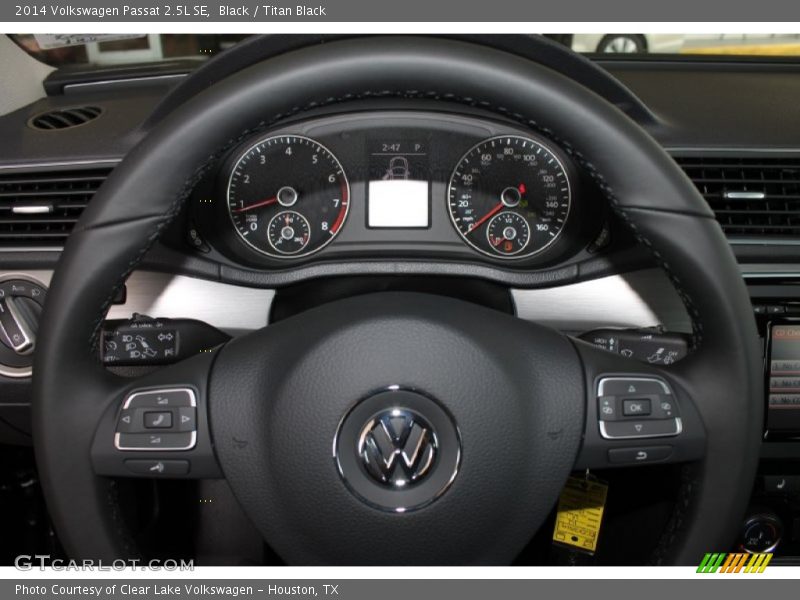 Black / Titan Black 2014 Volkswagen Passat 2.5L SE