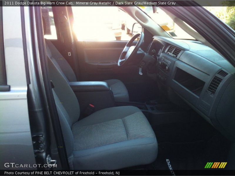 Mineral Gray Metallic / Dark Slate Gray/Medium Slate Gray 2011 Dodge Dakota Big Horn Crew Cab
