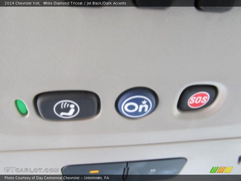 White Diamond Tricoat / Jet Black/Dark Accents 2014 Chevrolet Volt