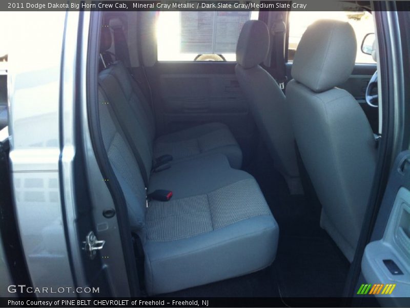 Mineral Gray Metallic / Dark Slate Gray/Medium Slate Gray 2011 Dodge Dakota Big Horn Crew Cab