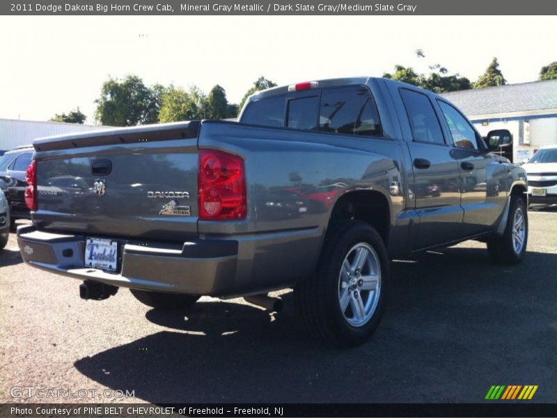 Mineral Gray Metallic / Dark Slate Gray/Medium Slate Gray 2011 Dodge Dakota Big Horn Crew Cab