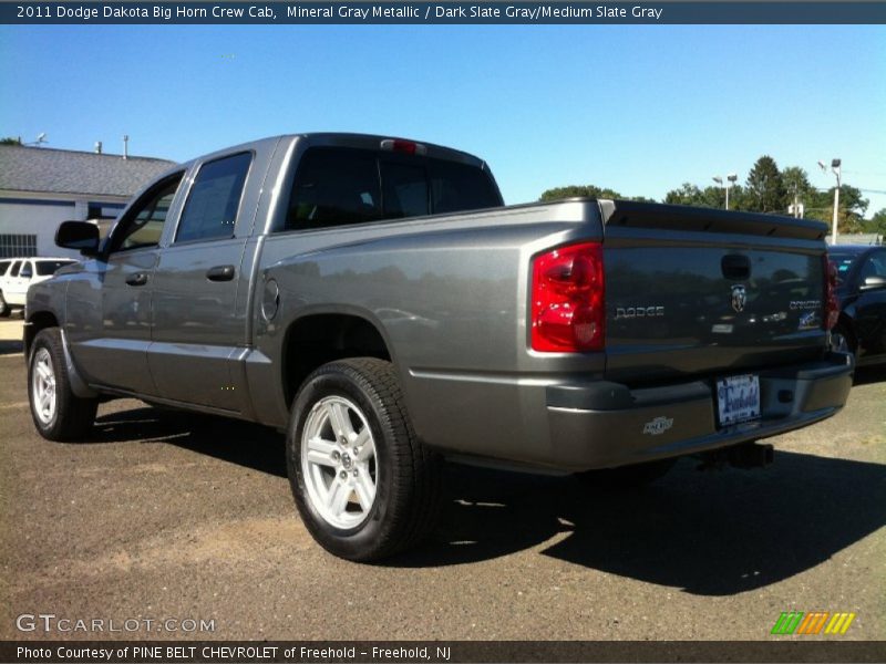 Mineral Gray Metallic / Dark Slate Gray/Medium Slate Gray 2011 Dodge Dakota Big Horn Crew Cab