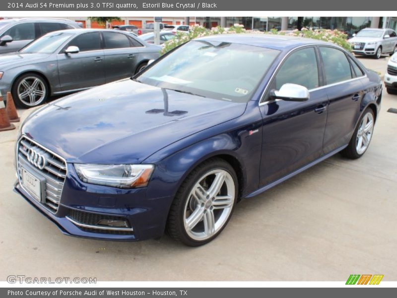 Estoril Blue Crystal / Black 2014 Audi S4 Premium plus 3.0 TFSI quattro