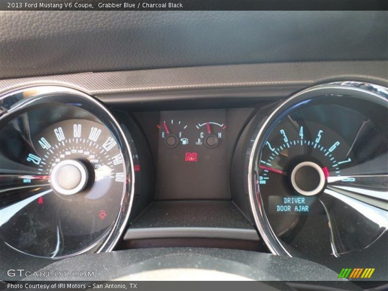 Grabber Blue / Charcoal Black 2013 Ford Mustang V6 Coupe