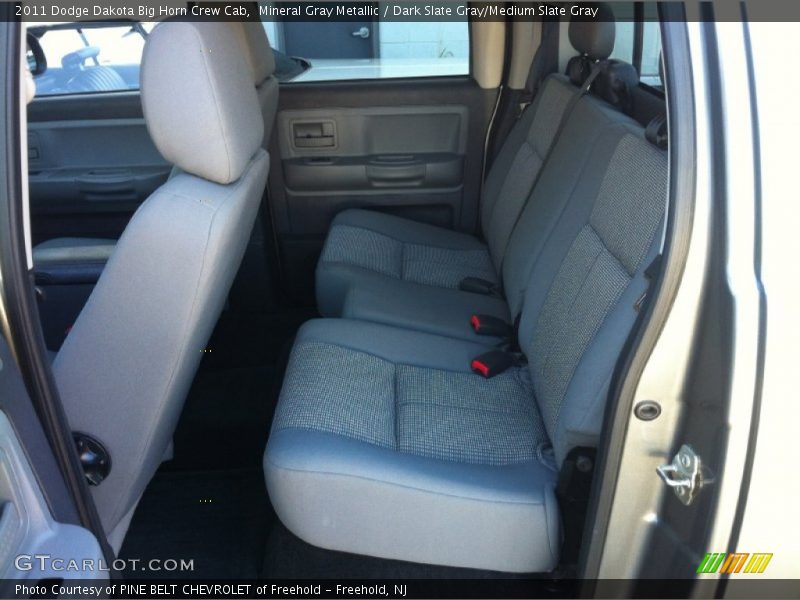 Mineral Gray Metallic / Dark Slate Gray/Medium Slate Gray 2011 Dodge Dakota Big Horn Crew Cab