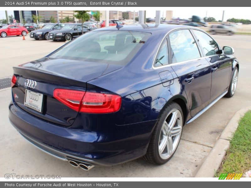 Estoril Blue Crystal / Black 2014 Audi S4 Premium plus 3.0 TFSI quattro