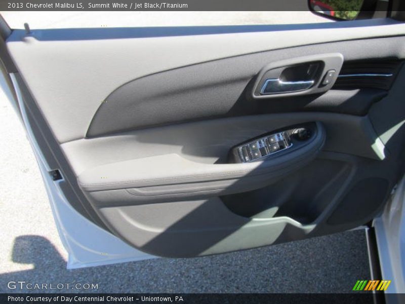 Summit White / Jet Black/Titanium 2013 Chevrolet Malibu LS