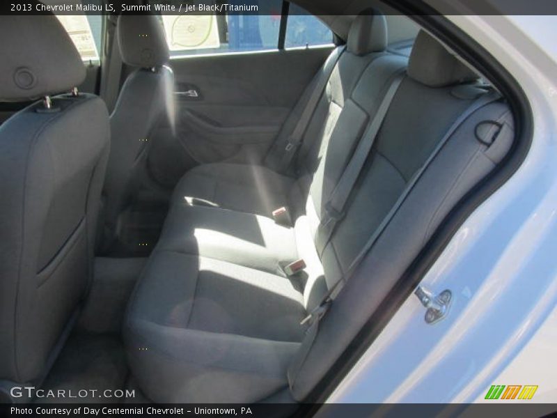 Summit White / Jet Black/Titanium 2013 Chevrolet Malibu LS