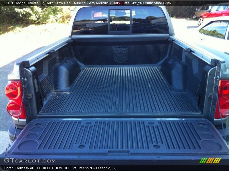 Mineral Gray Metallic / Dark Slate Gray/Medium Slate Gray 2011 Dodge Dakota Big Horn Crew Cab
