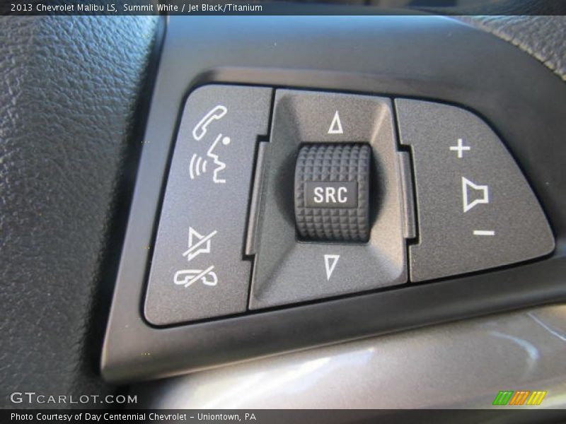 Summit White / Jet Black/Titanium 2013 Chevrolet Malibu LS