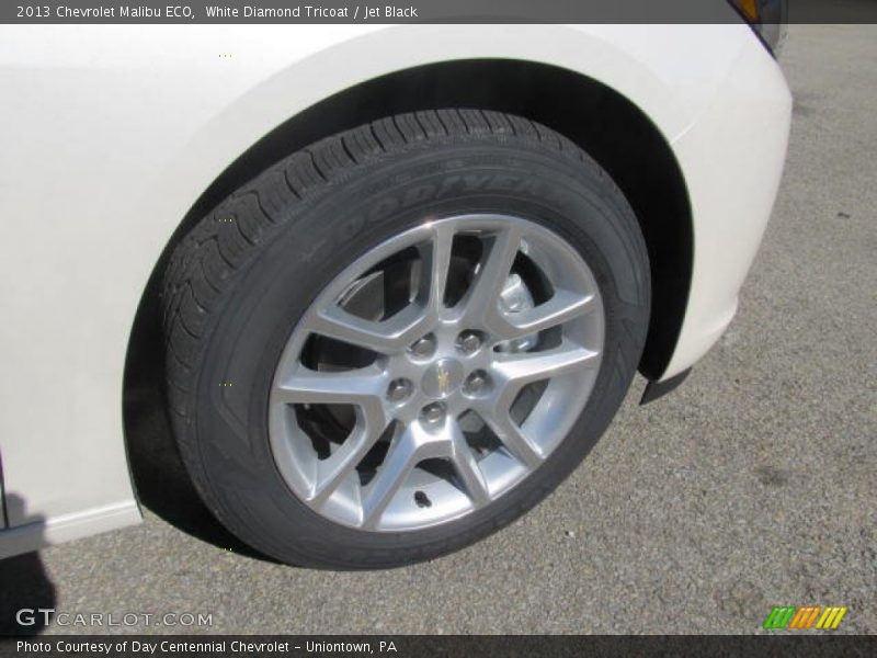 White Diamond Tricoat / Jet Black 2013 Chevrolet Malibu ECO
