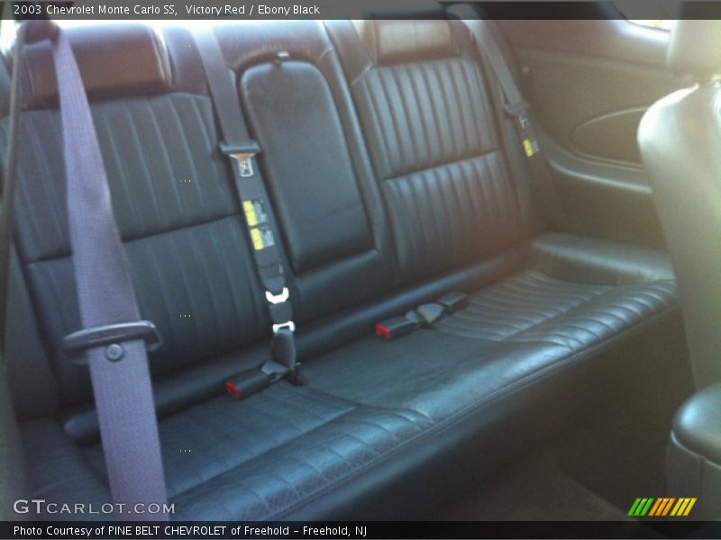 Victory Red / Ebony Black 2003 Chevrolet Monte Carlo SS