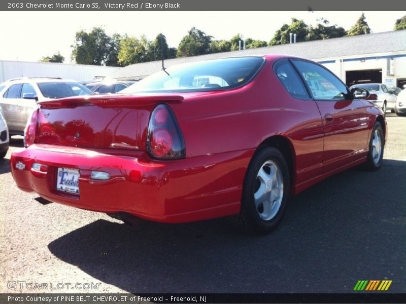 Victory Red / Ebony Black 2003 Chevrolet Monte Carlo SS