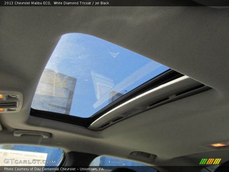 White Diamond Tricoat / Jet Black 2013 Chevrolet Malibu ECO