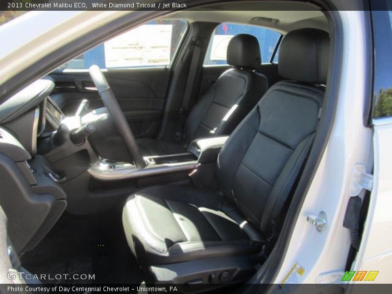 White Diamond Tricoat / Jet Black 2013 Chevrolet Malibu ECO