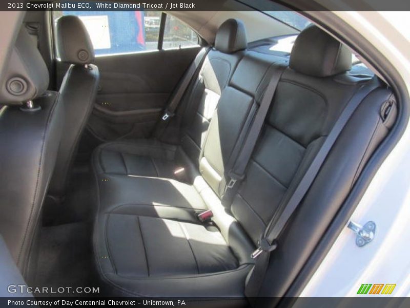 White Diamond Tricoat / Jet Black 2013 Chevrolet Malibu ECO
