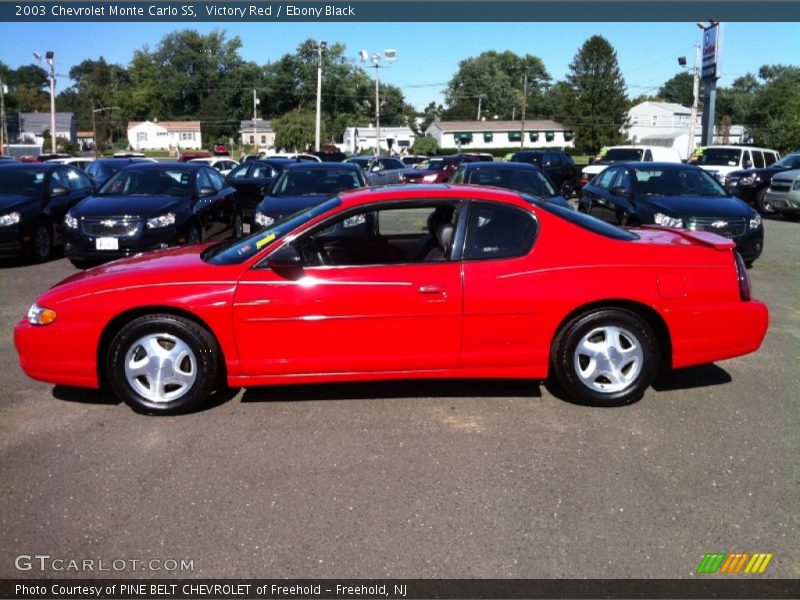 Victory Red / Ebony Black 2003 Chevrolet Monte Carlo SS
