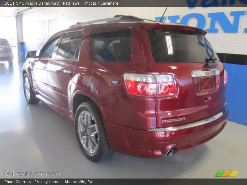 Red Jewel Tintcoat / Cashmere 2011 GMC Acadia Denali AWD