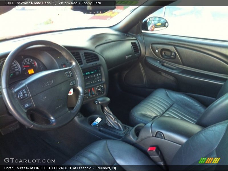Victory Red / Ebony Black 2003 Chevrolet Monte Carlo SS