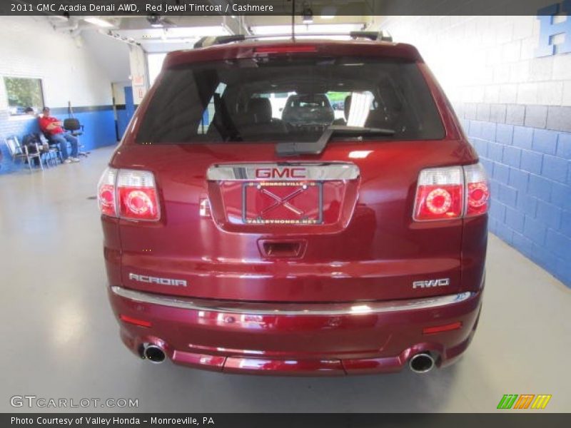 Red Jewel Tintcoat / Cashmere 2011 GMC Acadia Denali AWD