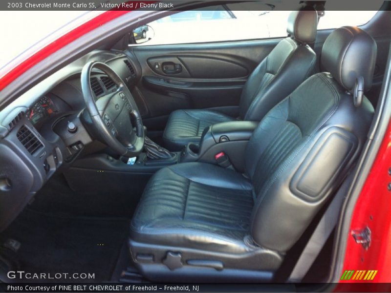 Victory Red / Ebony Black 2003 Chevrolet Monte Carlo SS