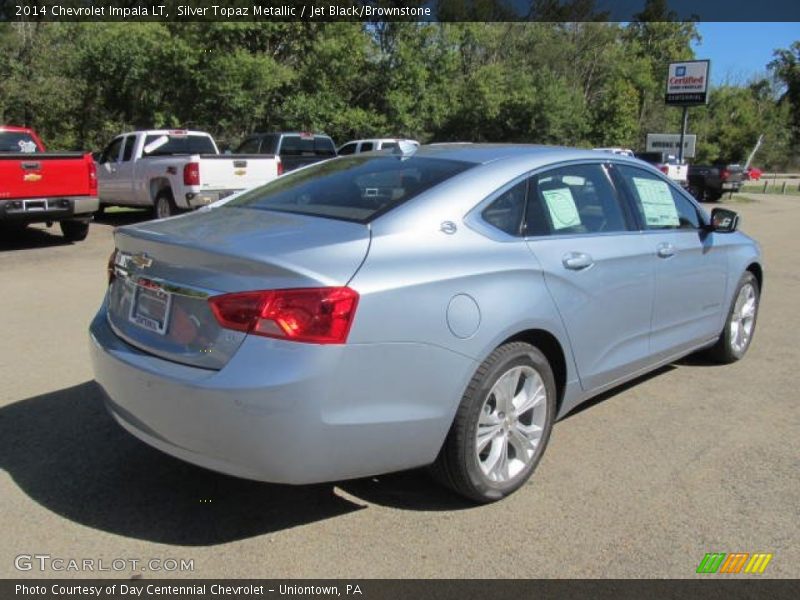 Silver Topaz Metallic / Jet Black/Brownstone 2014 Chevrolet Impala LT