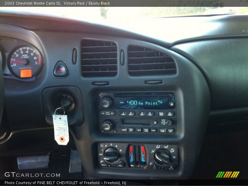 Victory Red / Ebony Black 2003 Chevrolet Monte Carlo SS