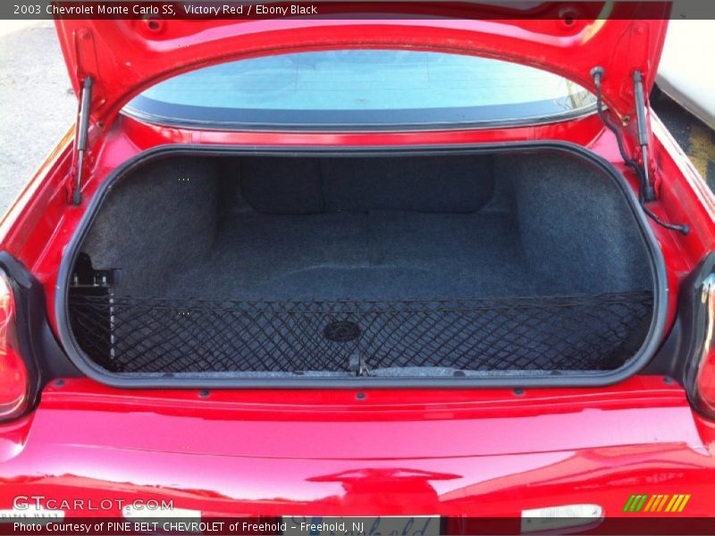 Victory Red / Ebony Black 2003 Chevrolet Monte Carlo SS