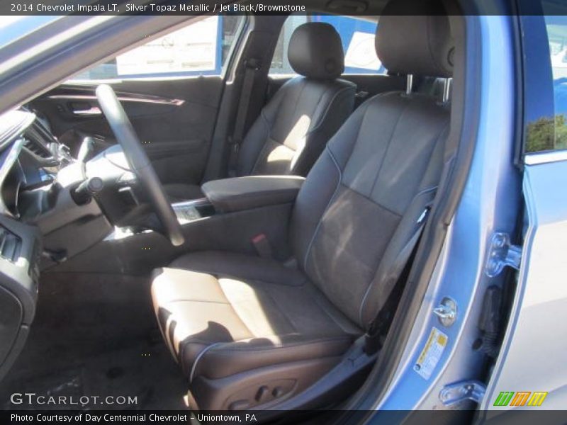 Silver Topaz Metallic / Jet Black/Brownstone 2014 Chevrolet Impala LT