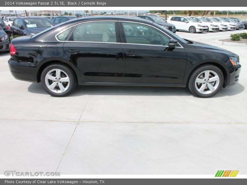 Black / Cornsilk Beige 2014 Volkswagen Passat 2.5L SE