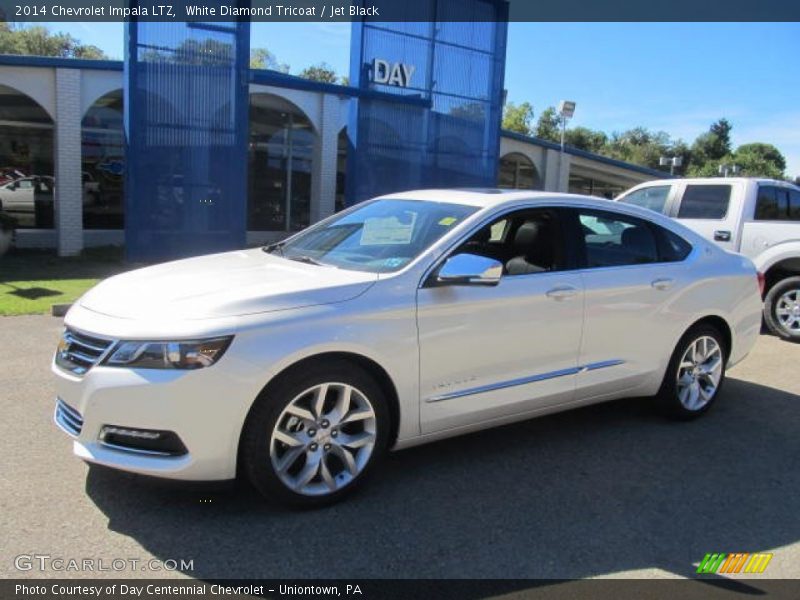 White Diamond Tricoat / Jet Black 2014 Chevrolet Impala LTZ