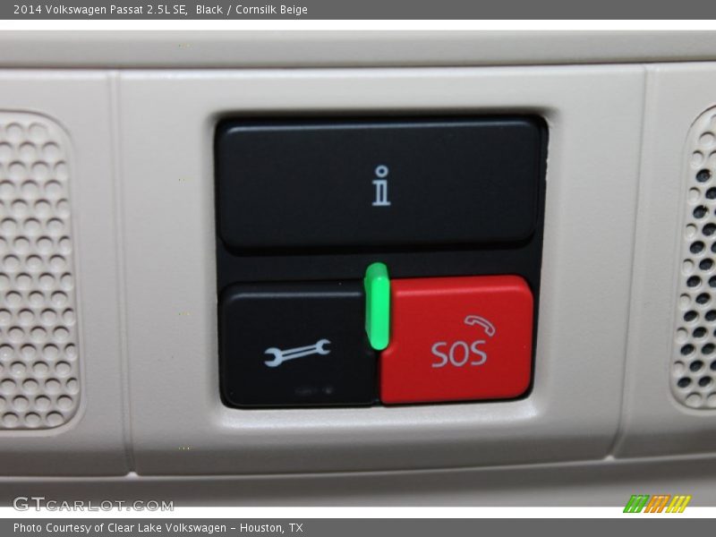 Black / Cornsilk Beige 2014 Volkswagen Passat 2.5L SE