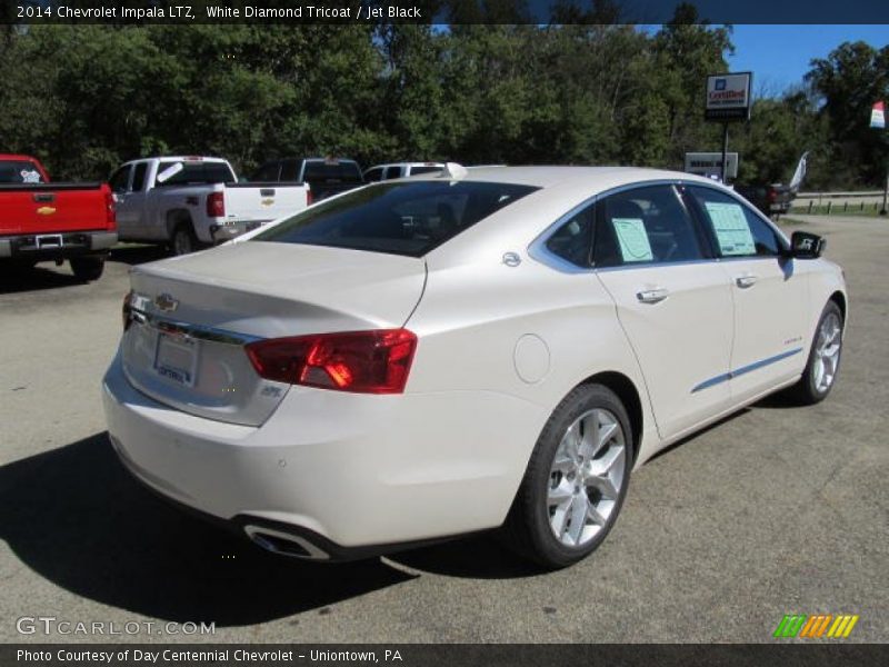 White Diamond Tricoat / Jet Black 2014 Chevrolet Impala LTZ