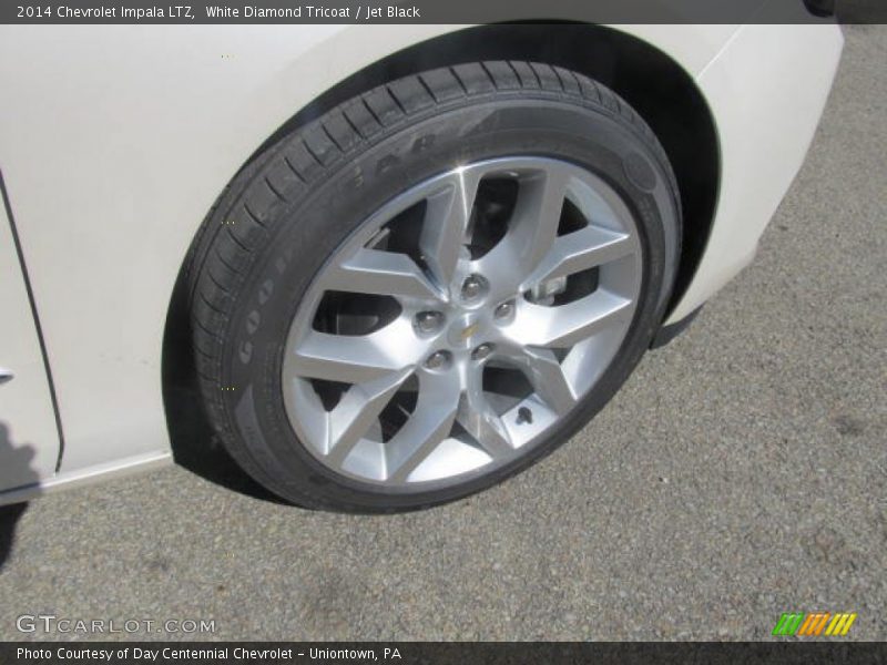 White Diamond Tricoat / Jet Black 2014 Chevrolet Impala LTZ