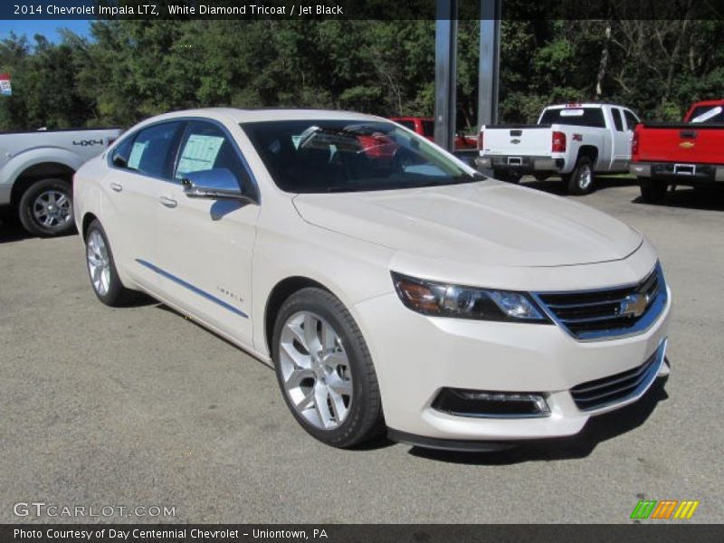 White Diamond Tricoat / Jet Black 2014 Chevrolet Impala LTZ