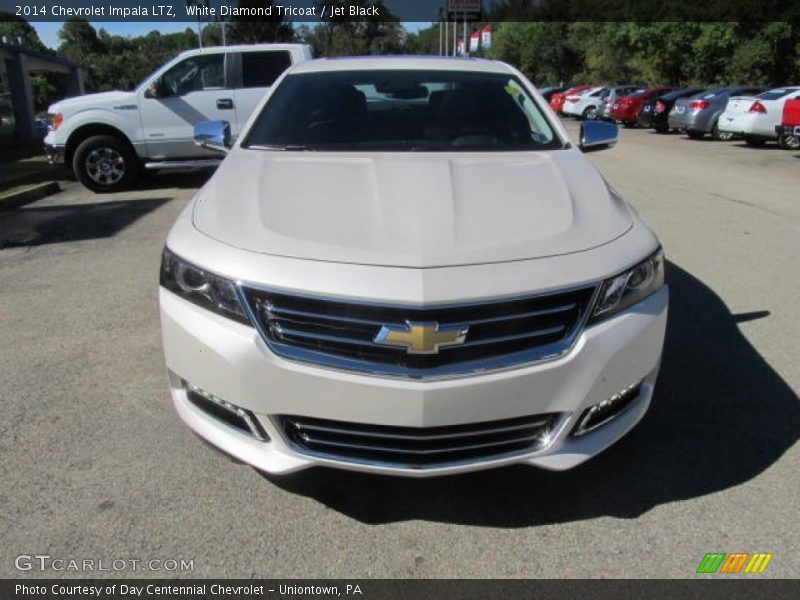 White Diamond Tricoat / Jet Black 2014 Chevrolet Impala LTZ